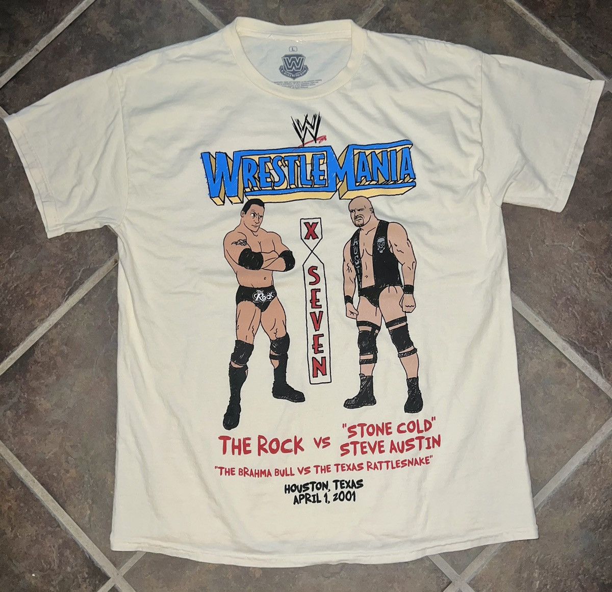 WWE WWE WRESTLEMANIA X SEVEN T-SHIRT Size US L / EU 52-54 / 3 - 8 Thumbnail