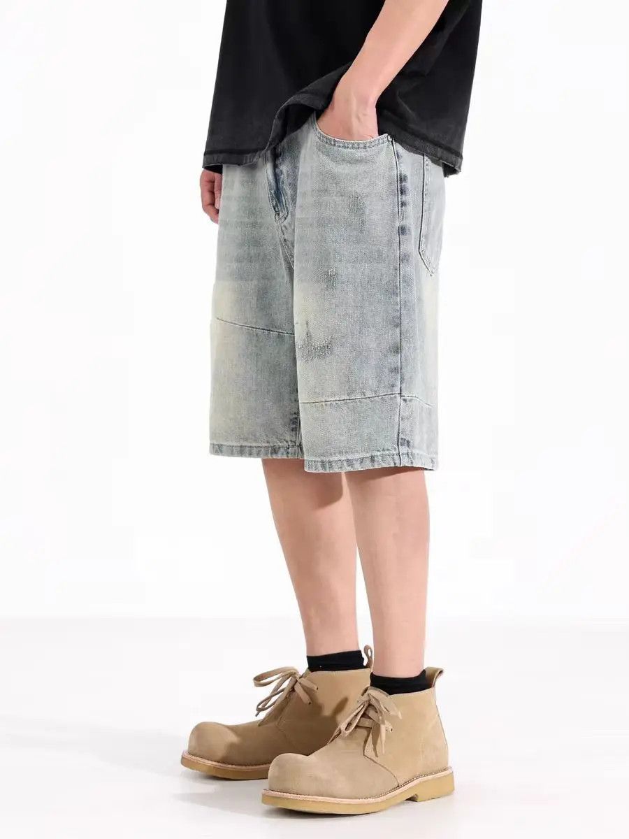 Designer × Japanese Brand Streetwear Hip Hop Vintage Loose Casual Jeans Size US 33 - 3 Thumbnail