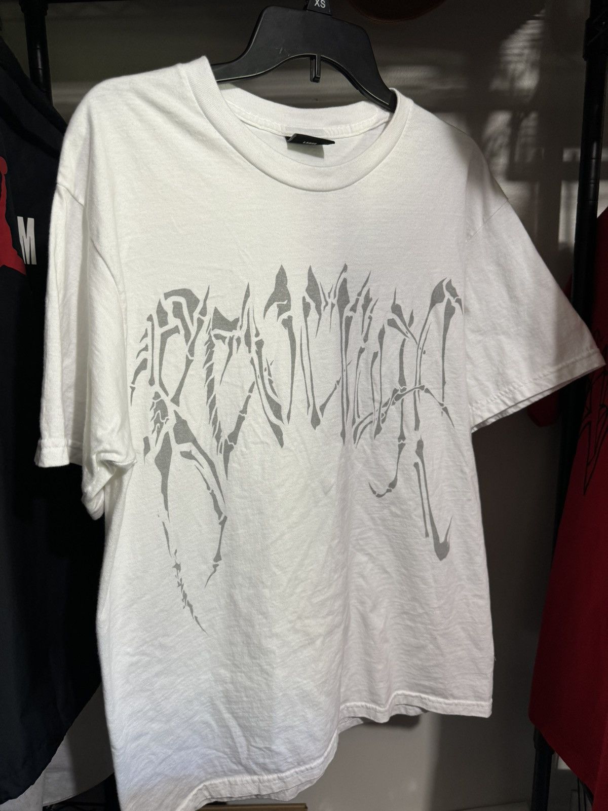 Revenge Revenge Bones Reflective Tee White L Size US L / EU 52-54 / 3 - 1 Thumbnail