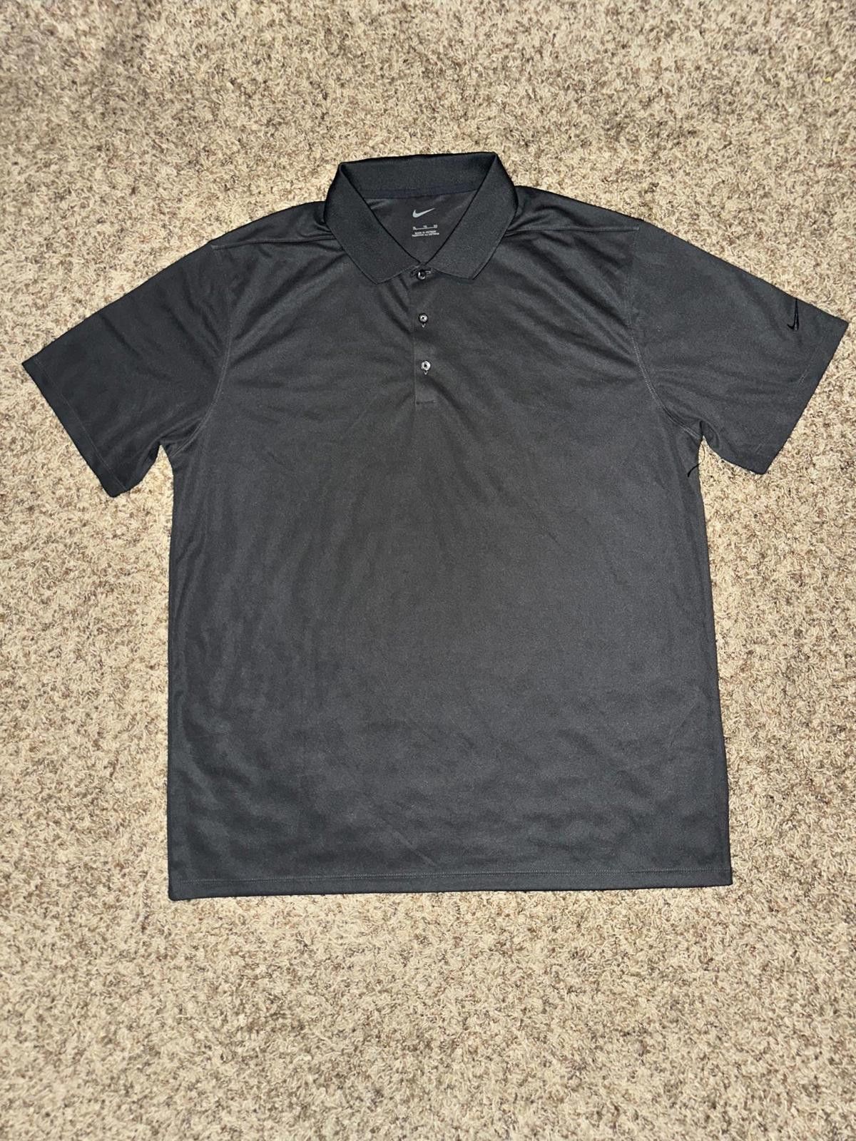 Nike Nike Dri-FIT Micro Pique 2.0 Black Polo Size US XL / EU 56 / 4 - 1 Thumbnail