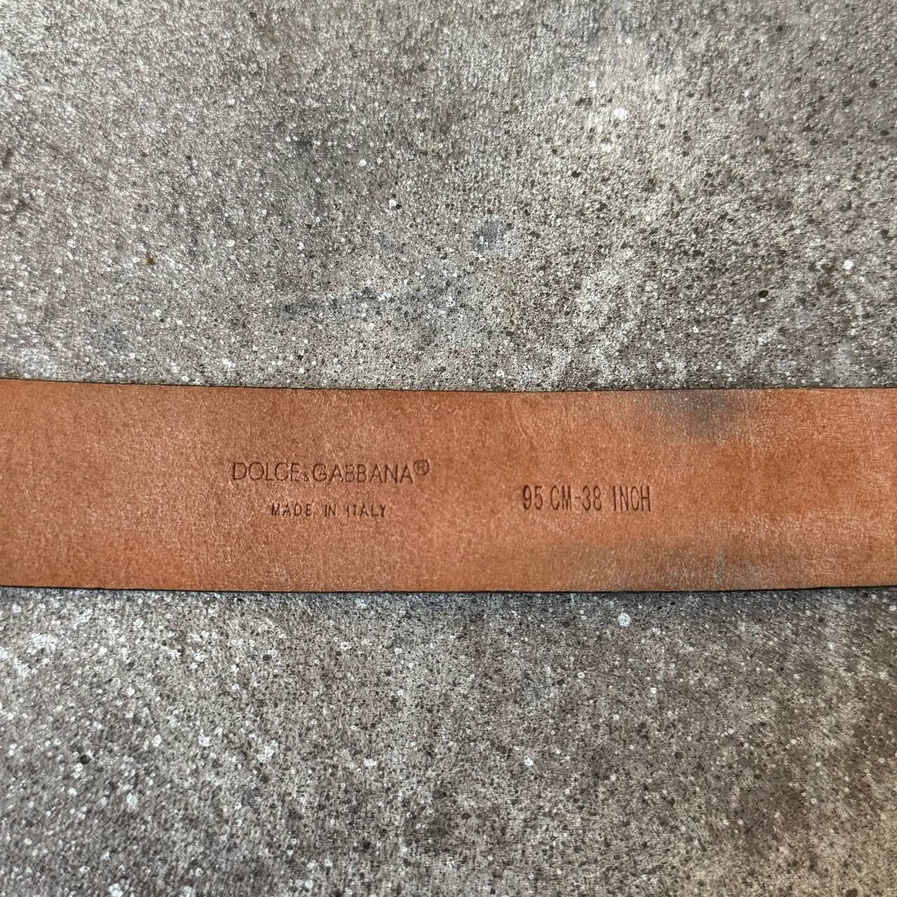 Dolce & Gabbana × Vintage D&G Dolce & Gabbana Vintage Woman's Leather Belt Size ONE SIZE - 10 Thumbnail