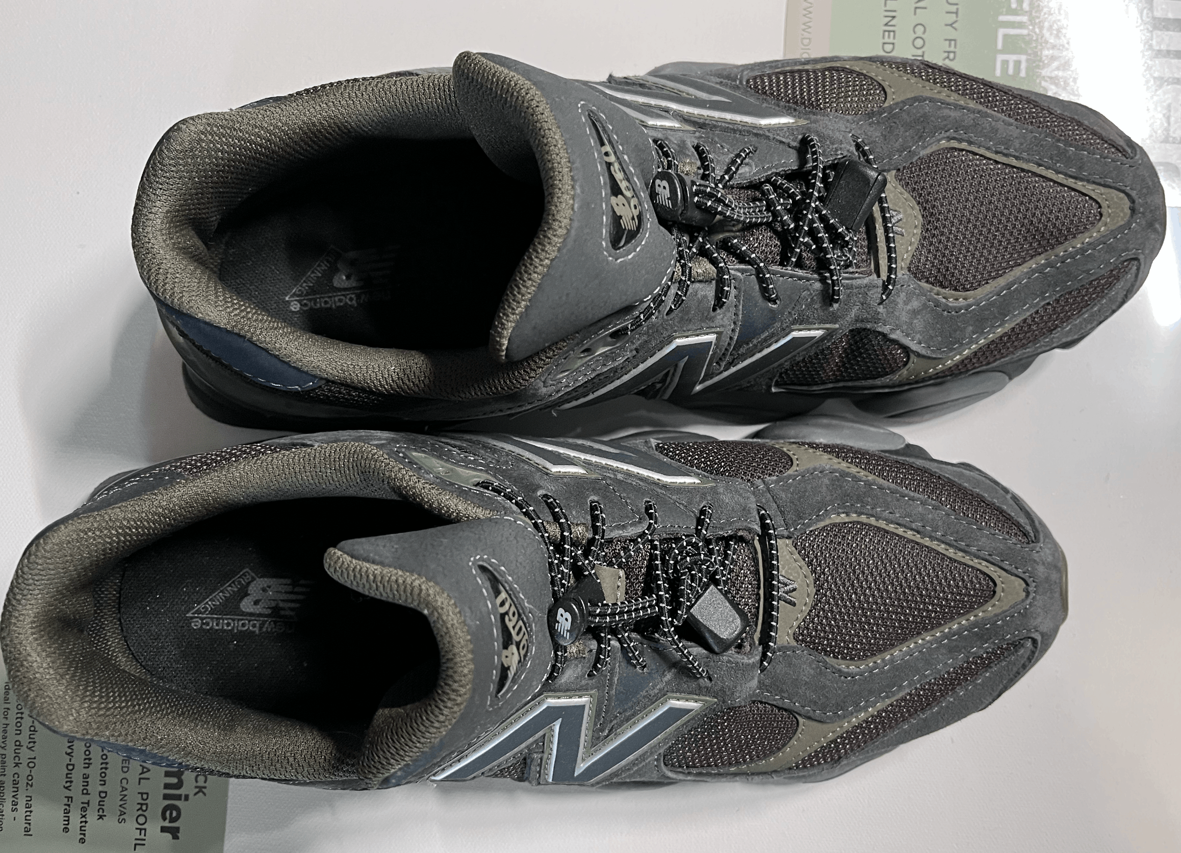 New Balance RARE New Balance 9060 'Blacktop Dark Moss' BASICALLY NEW Size US 11.5 / EU 44-45 - 3 Thumbnail