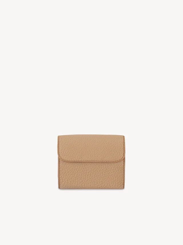Balenciaga oc11z0625 Size: OS / Small Marcie Tri-Fold Wallet in Beige Size ONE SIZE - 4 Thumbnail