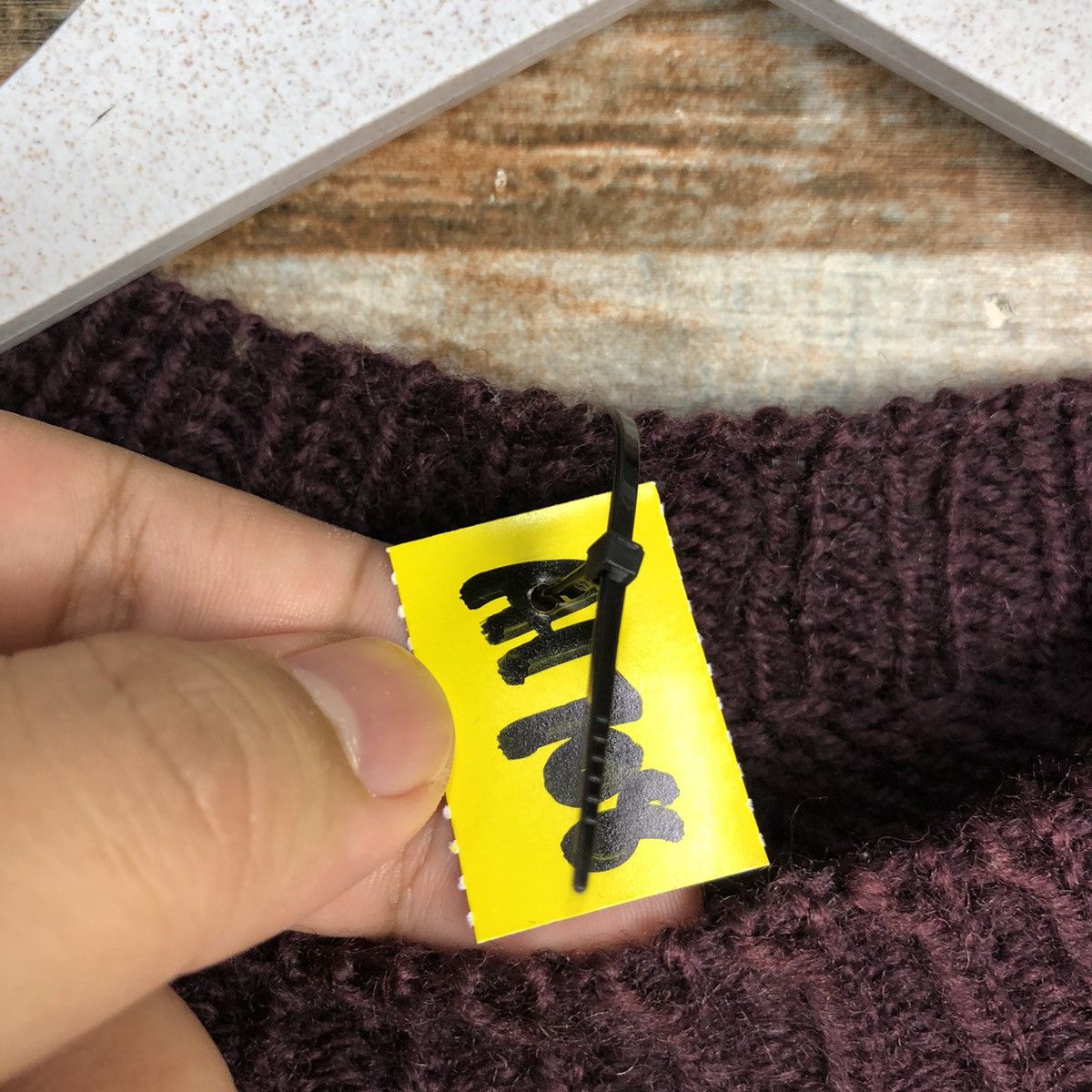 Homespun Knitwear Japanese Brand Dark Purple Knitwear #A1708 Size US M / EU 48-50 / 2 - 9 Thumbnail