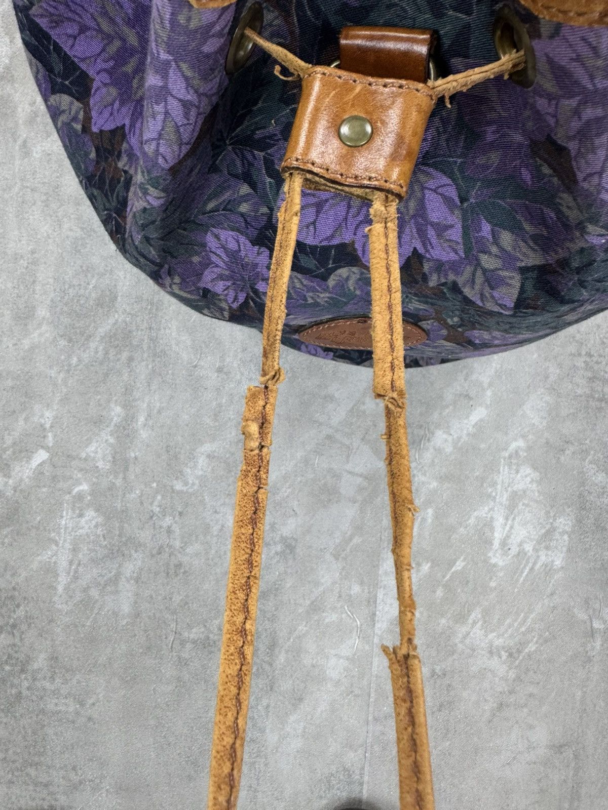 Laura Ashley Laura Ashley Vintage baguette duffle drawstring bag floral Size ONE SIZE - 7 Thumbnail