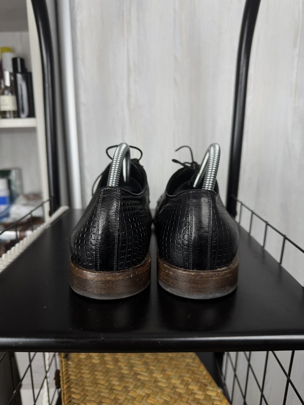 Other Camerlengo Perforated black leather derby Italy men’s shoes Size US 10 / EU 43 - 11 Thumbnail