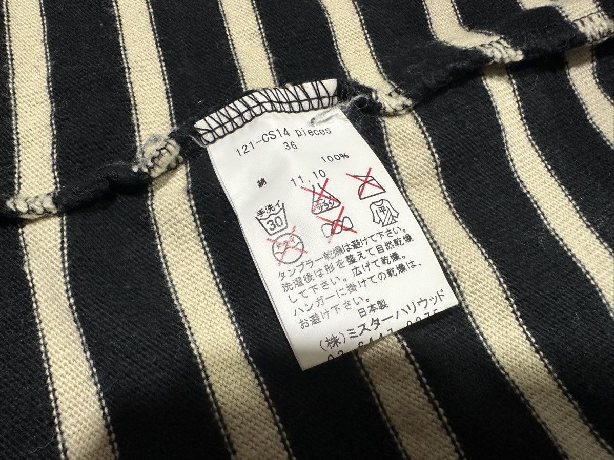 Japanese Brand 🔥Rare Vintage N.Hollywood Striped Long Sleeve Shirt Size US M / EU 48-50 / 2 - 9 Thumbnail