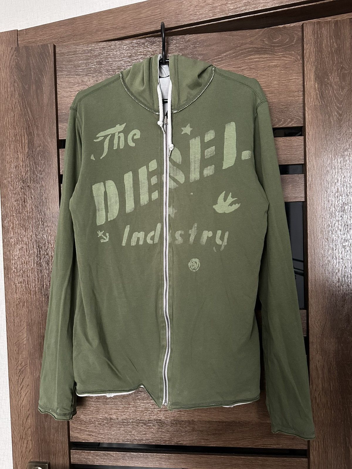 Diesel Diesel Vintage Reversible Zip Hoodie Rare Size US L / EU 52-54 / 3 - 2 Thumbnail