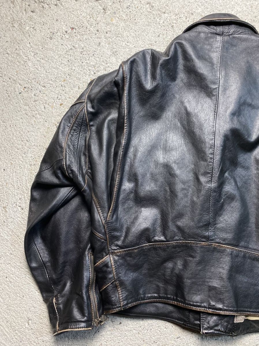 Other Leather jacket bomber avant garde archive rock n blue black Size US M / EU 48-50 / 2 - 7 Thumbnail