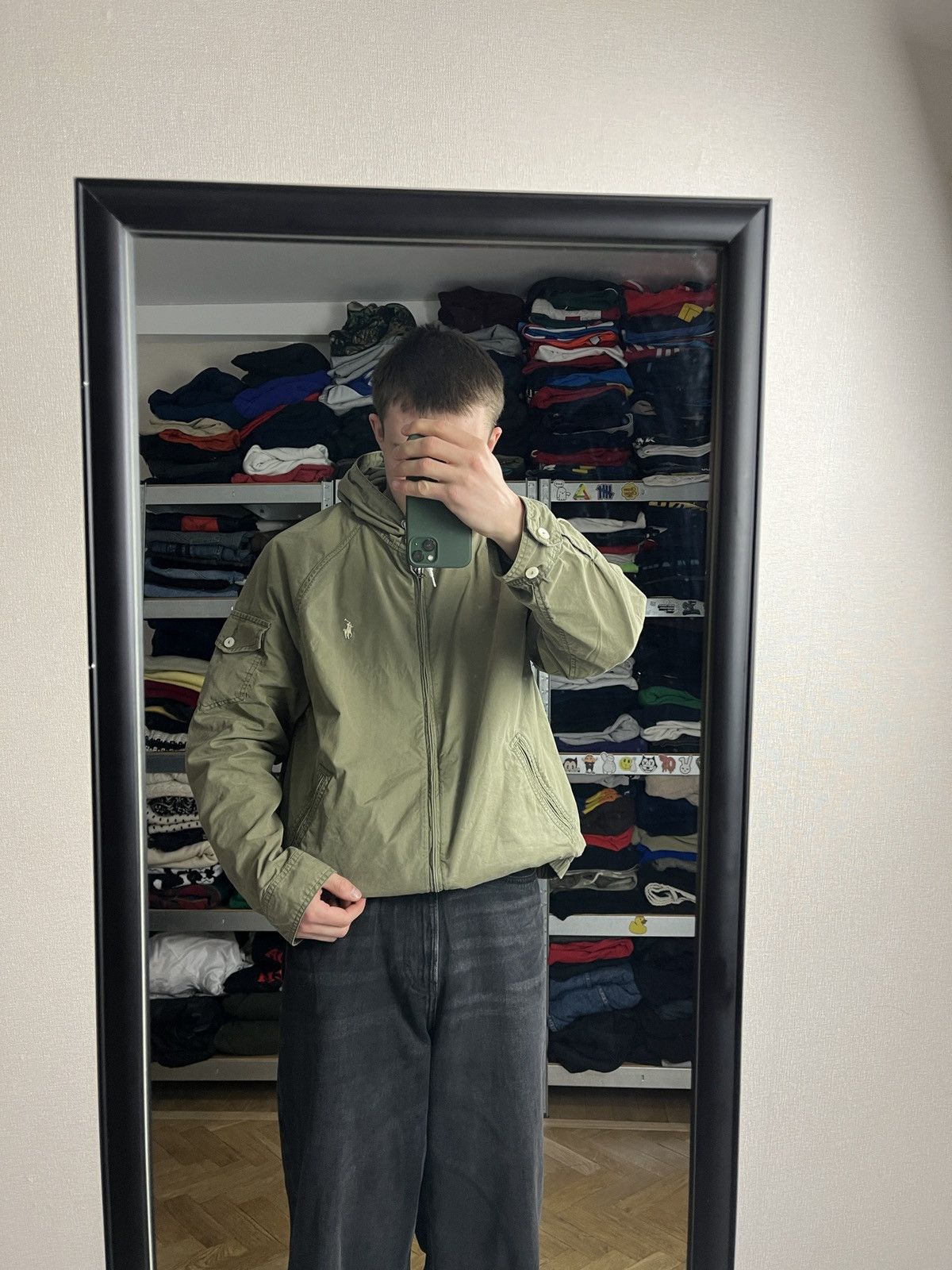 Polo Ralph Lauren Vintage Polo Ralph Lauren Hooded Bomber Jacket Military Y2k Size US XL / EU 56 / 4 - 3 Thumbnail