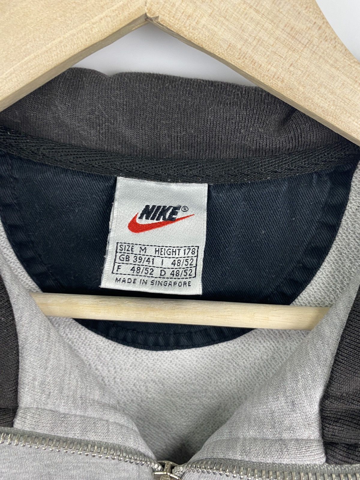 Nike 🇺🇸 Vintage 90s Nike Athletic 1/4 Zip Sweatshirt Rare Hype Size US M / EU 48-50 / 2 - 6 Thumbnail