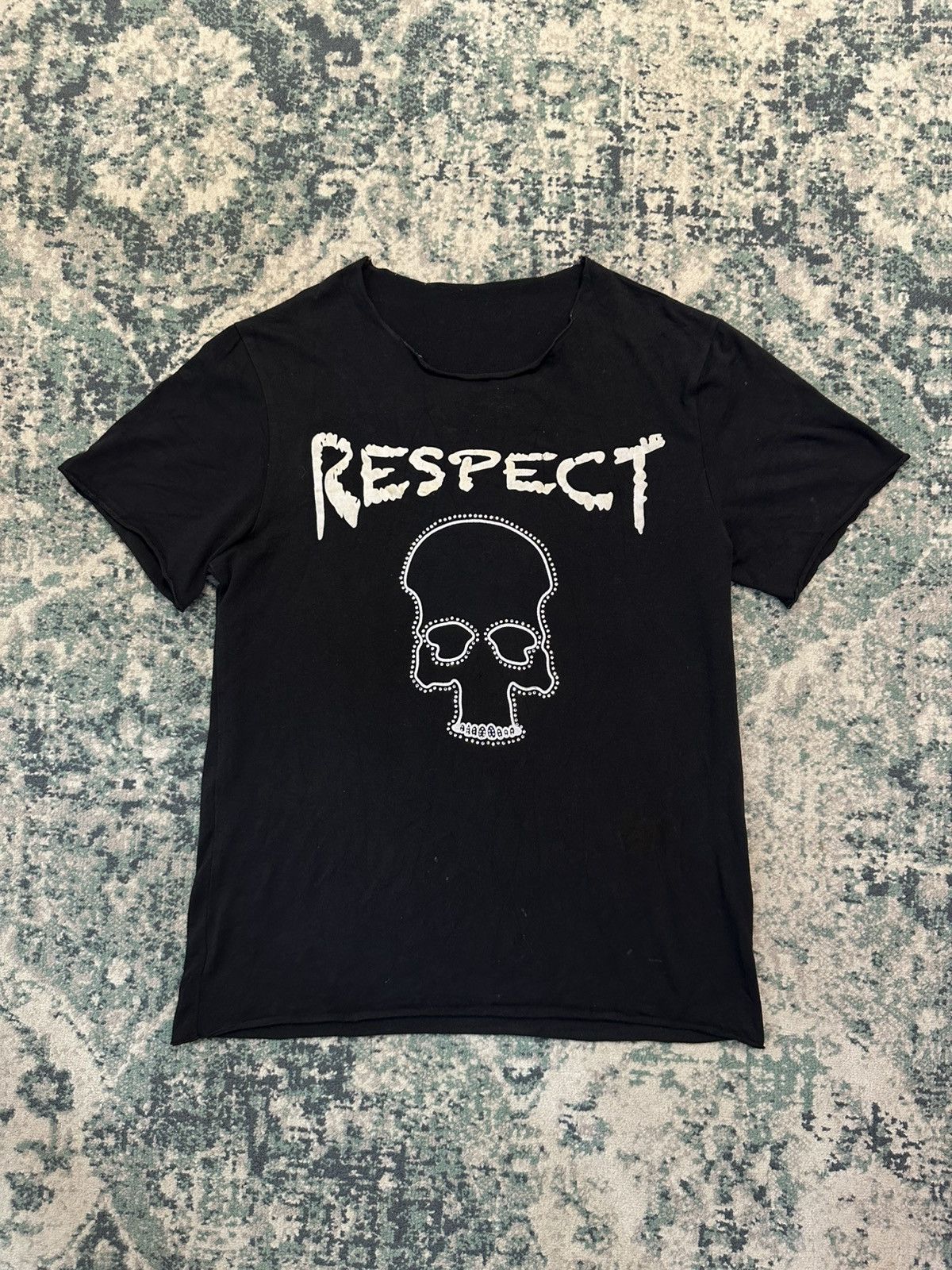 Lucien Pellat-Finet Lucien Pellat-Finet “Respect” Skull T-Shirt Size US S / EU 44-46 / 1 - 2 Thumbnail
