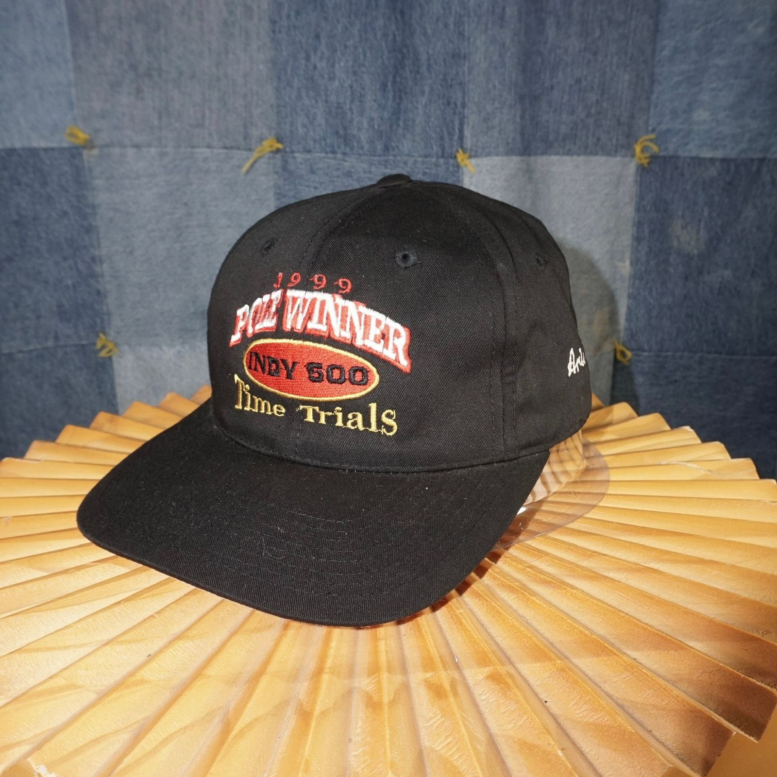 NASCAR OSFA - Vintage 90s pole winner indy 500 nascar embroider hat Size ONE SIZE - 2 Thumbnail