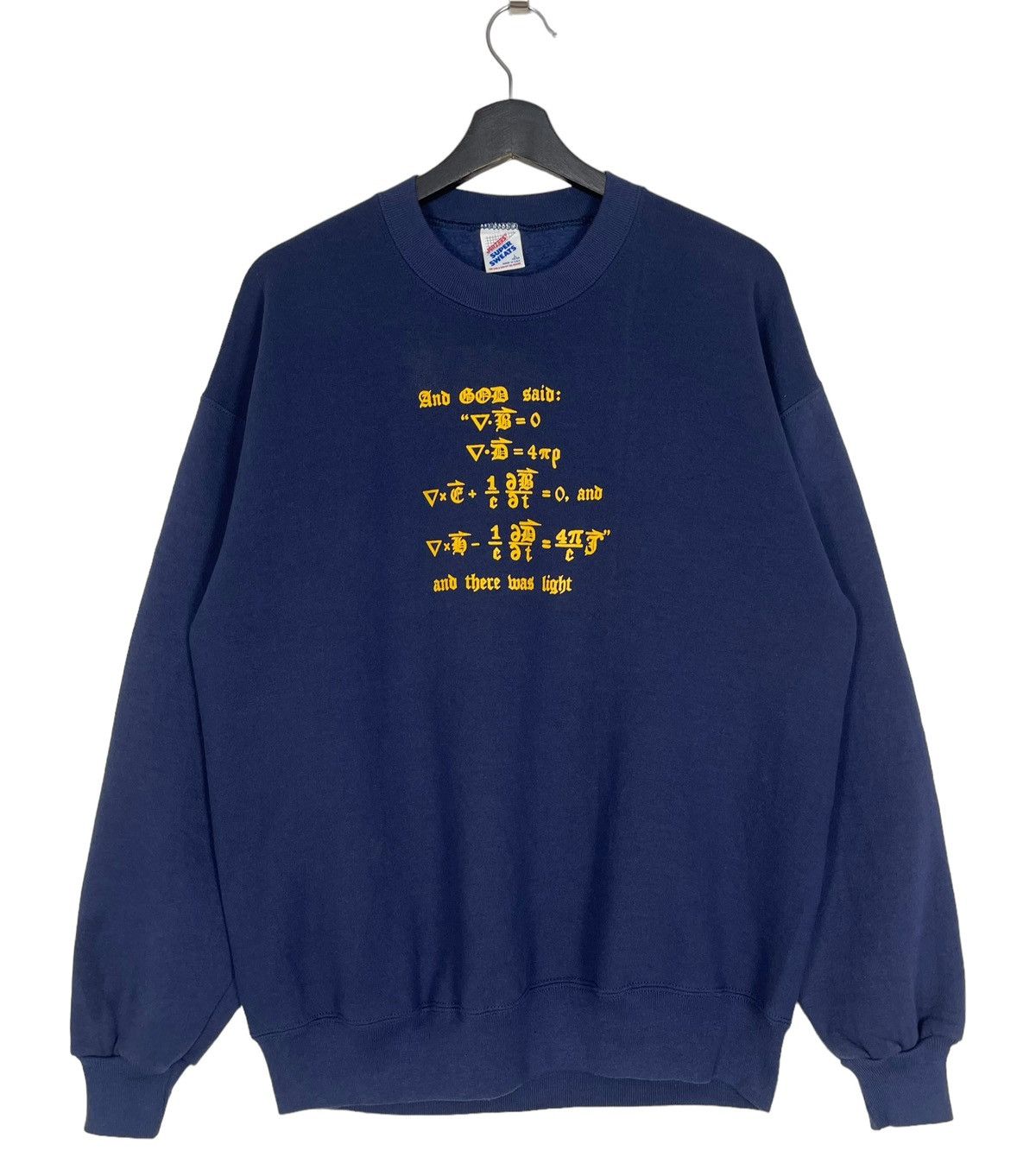 Vintage 90s VINTAGE GOD SWEATSHIRT Size US L / EU 52-54 / 3 - 1 Thumbnail