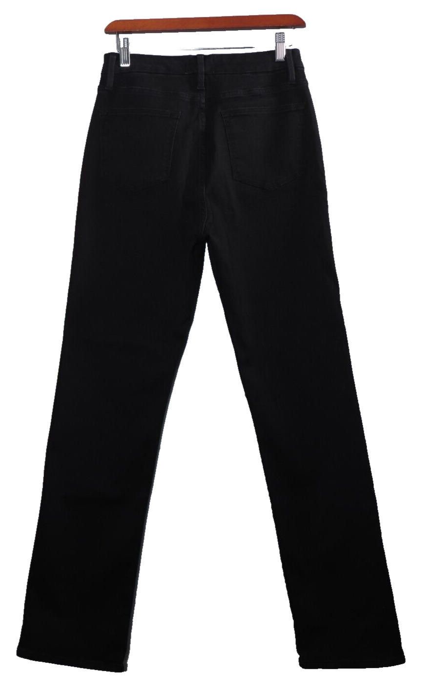 Frame Frame Women US29 Blackfinn Le Super High Straight Leg Jeans Size 29" - 7 Thumbnail