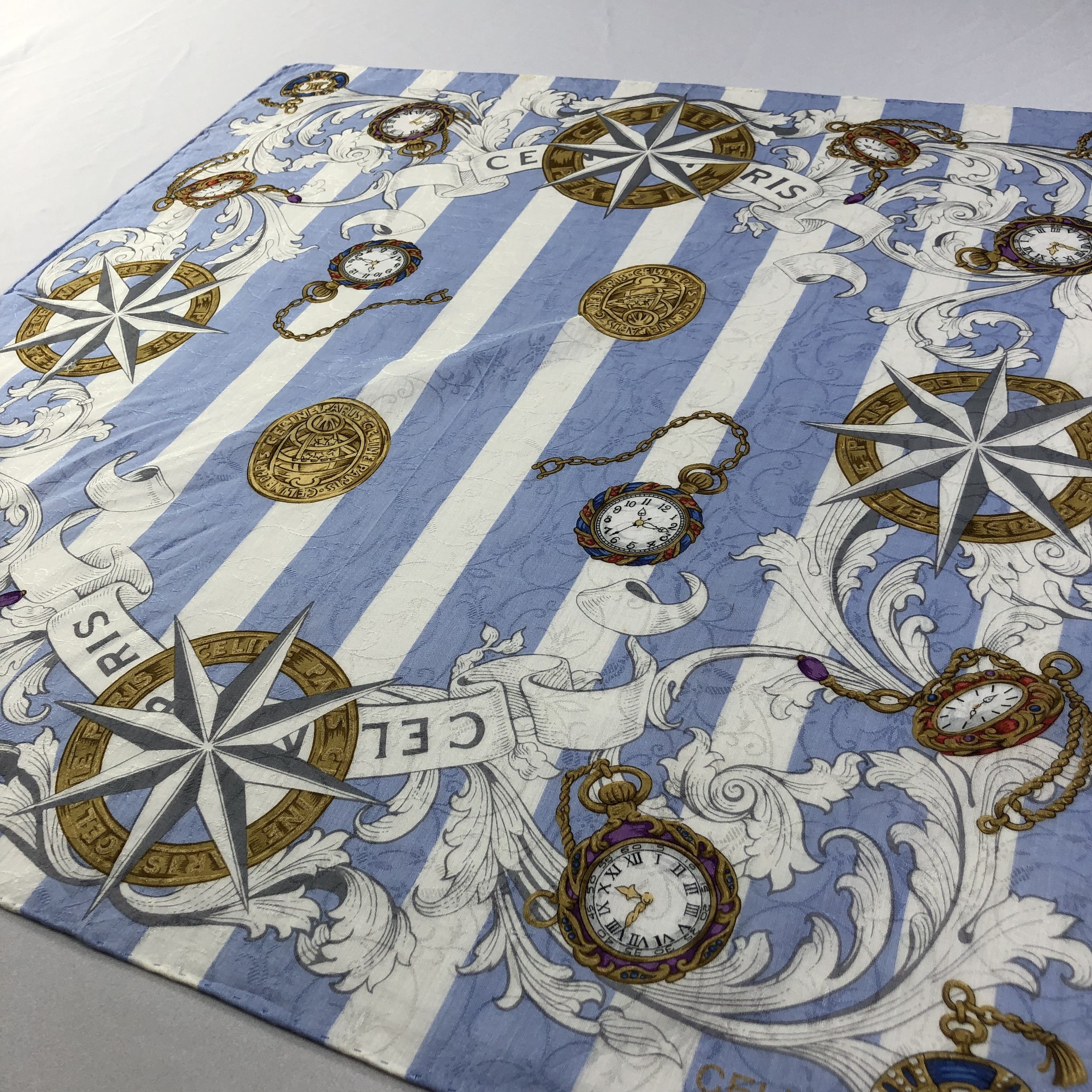 Celine Celine Luxury Handkerchief Neckerchief Bandana H1834 Size ONE SIZE - 3 Thumbnail