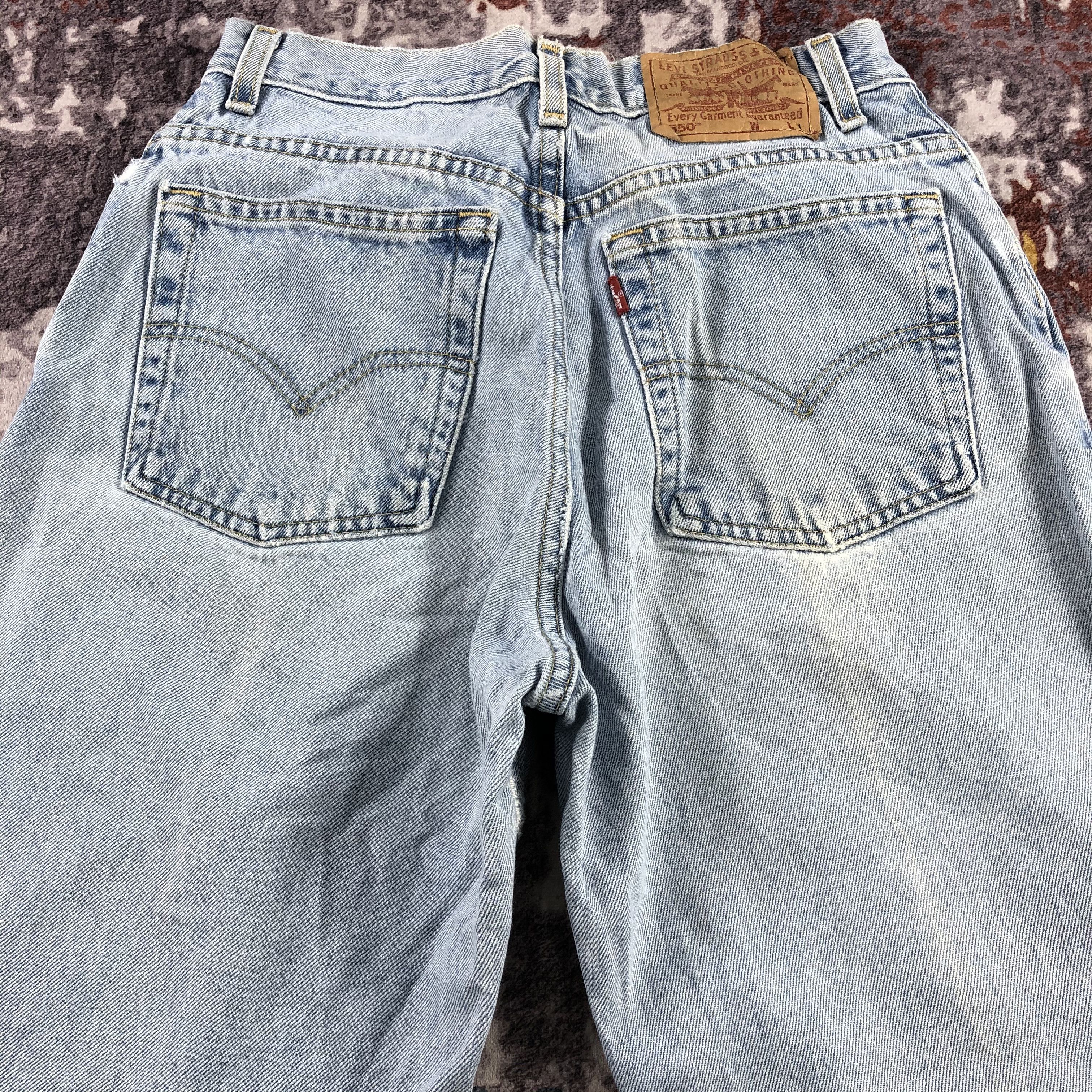 Levi's × Vintage Vintage 90s Light Wash Levis 550 Jeans-JM3003 Size US 28 / EU 44 - 5 Thumbnail