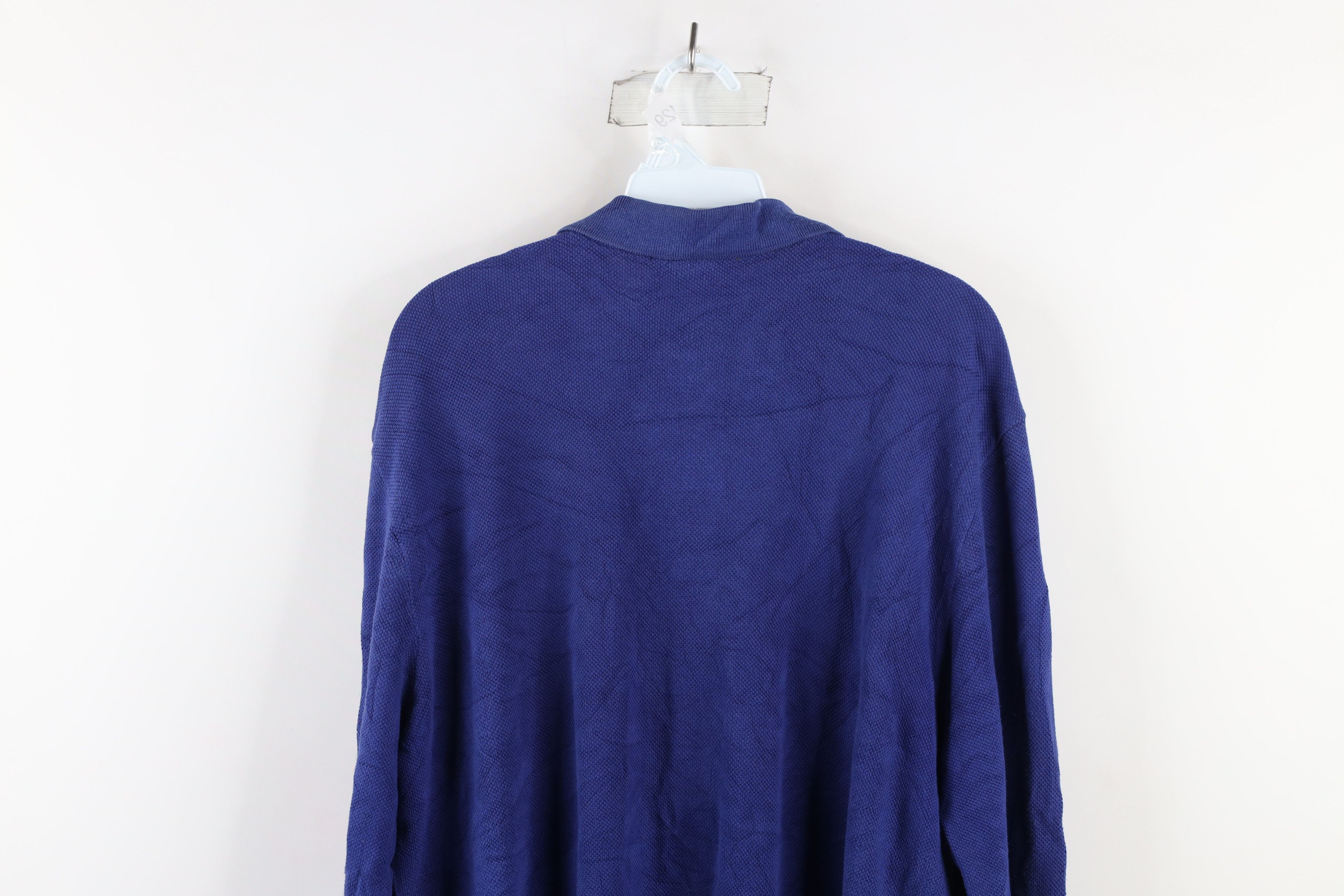 Ralph Lauren Vintage 90s Ralph Lauren Block Thermal Waffle Knit Polo Size US XL / EU 56 / 4 - 13 Thumbnail