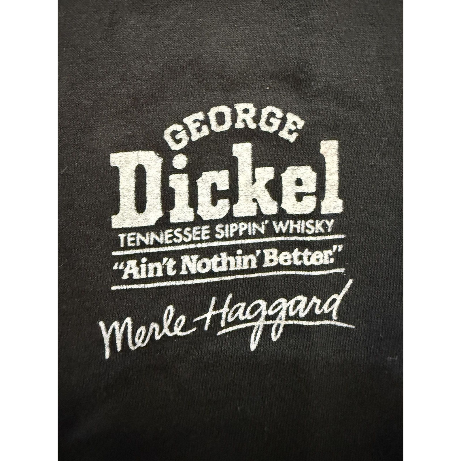 & Other Stories VTG George Dickel Merle Haggard Shirt Mens LG 1987 Concert Size US L / EU 52-54 / 3 - 2 Thumbnail