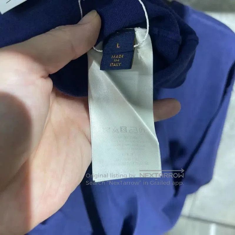 Louis Vuitton Louis Vuitton Purple Cotton Men's T-Shirt . Size US L / EU 52-54 / 3 - 5 Thumbnail