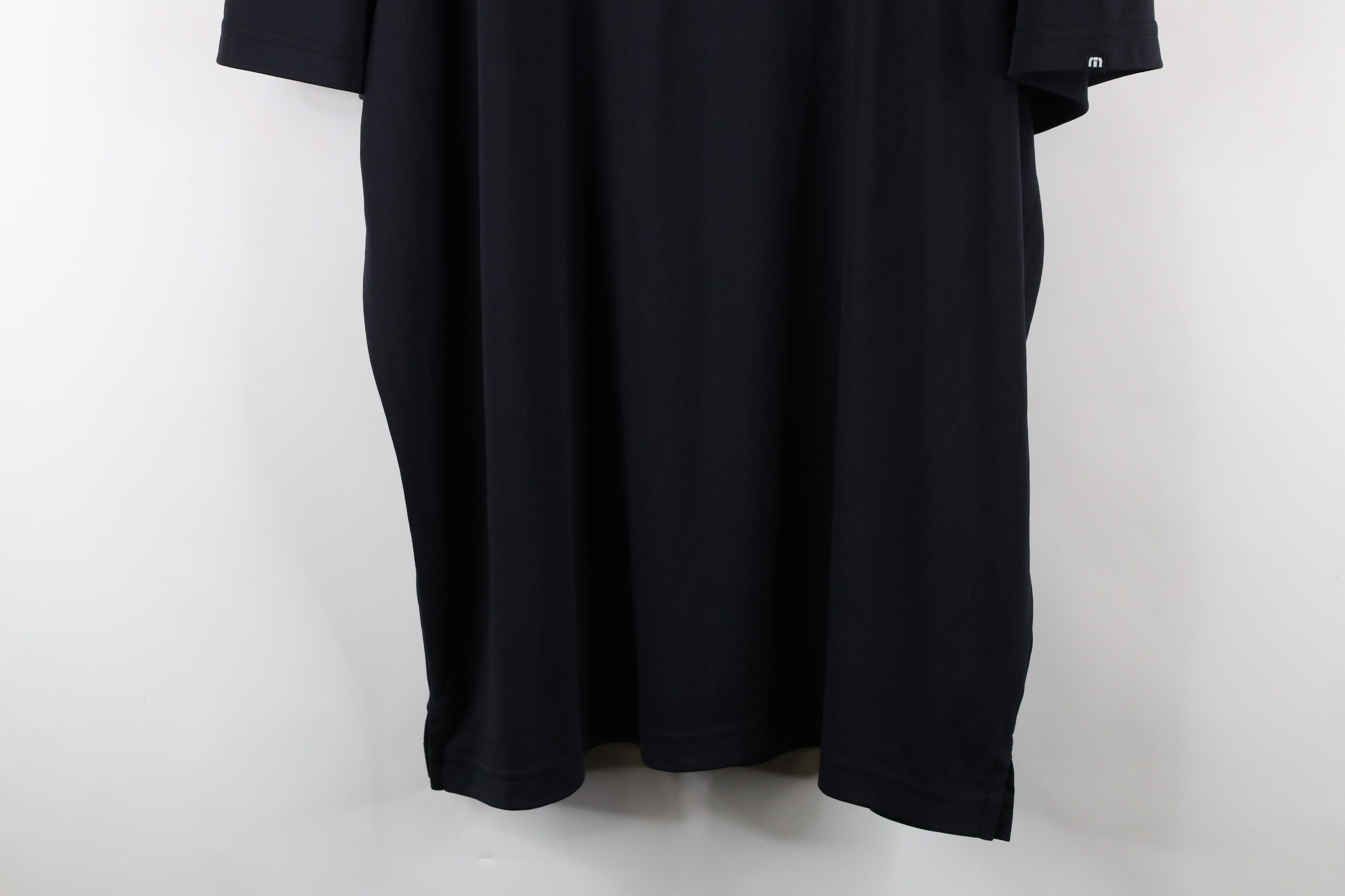 TravisMathew × Vintage New Travis Mathew Solid Short Sleeve Golf Polo Shirt Black Size US XXL / EU 58 / 5 - 3 Thumbnail