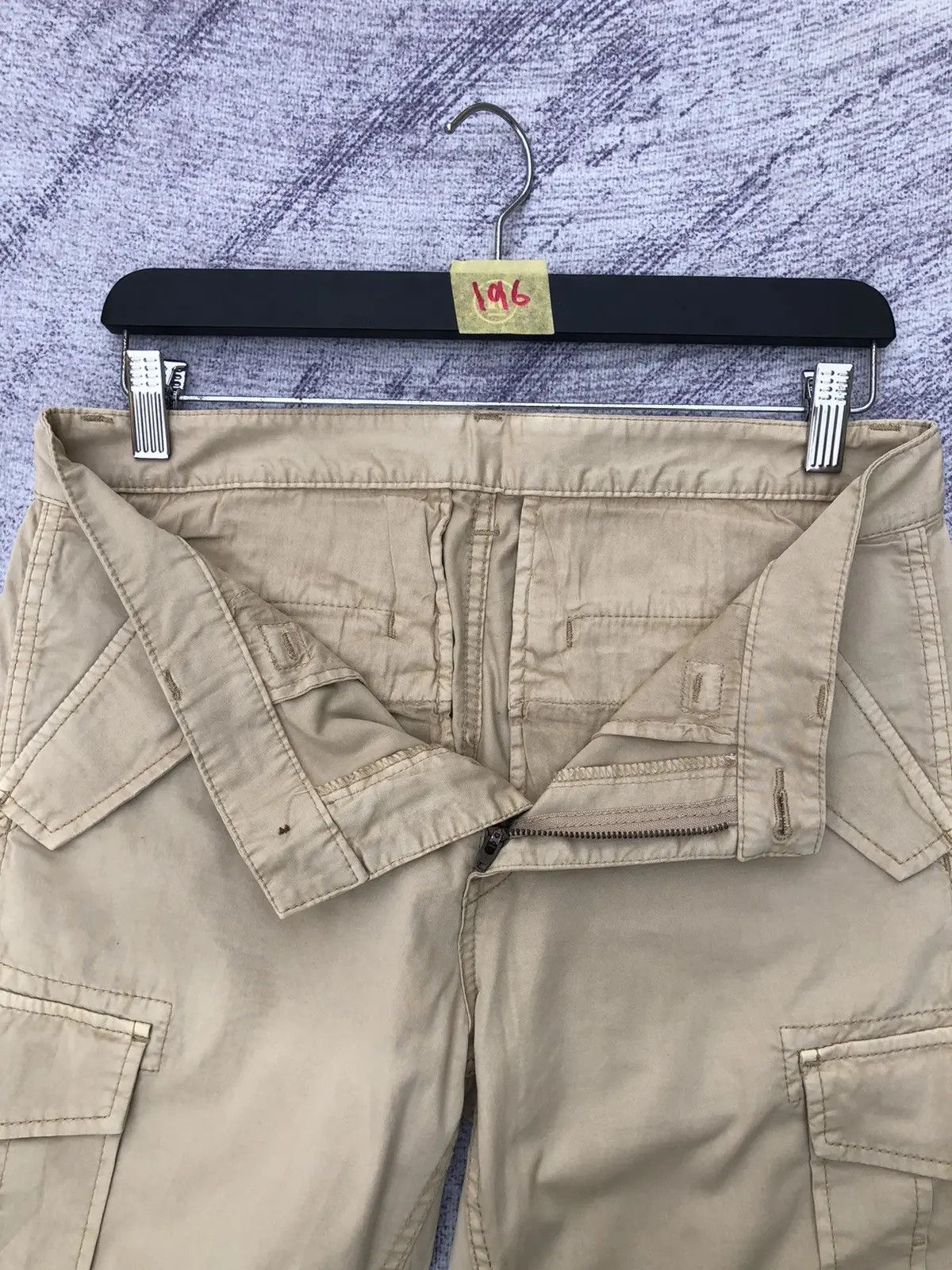 Designer × Japanese Brand Vintge Cargo Multipocket Tactical x Croppes Pant W32 x L37.5 Size US 32 / EU 48 - 8 Thumbnail