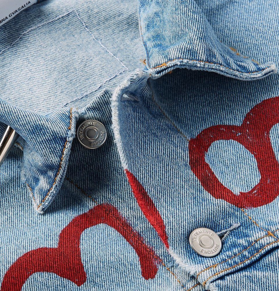 Vetements o1y0924 Denim Jacket in Multicolor Size US M / EU 48-50 / 2 - 3 Thumbnail