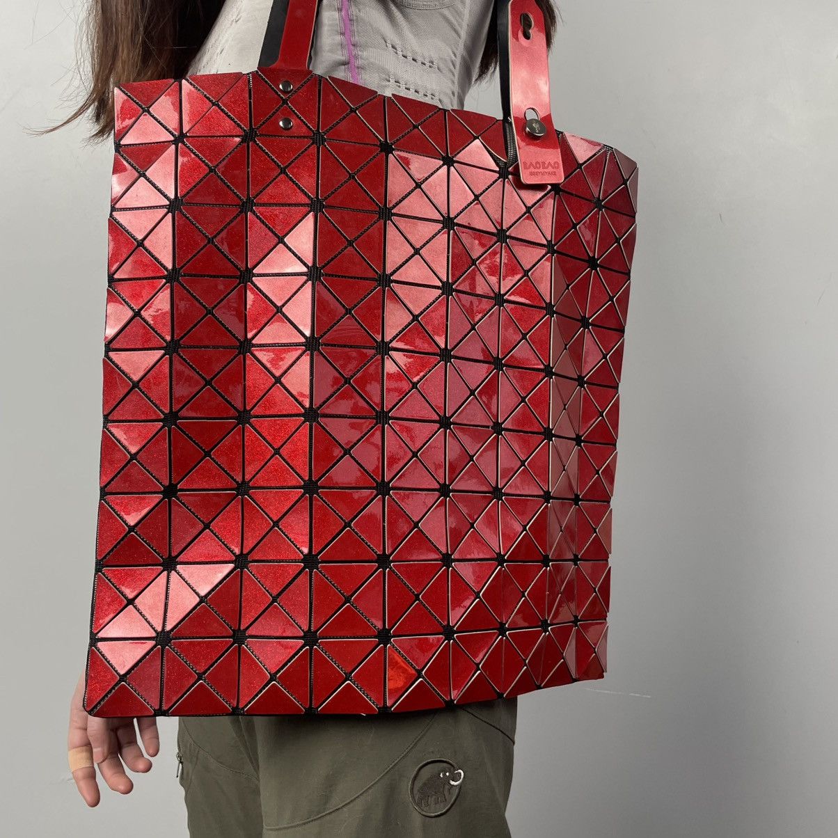 Issey Miyake Limited edition BAO BAO ISSEY MIYAKE Red Tote Bag Japan Size ONE SIZE - 5 Thumbnail