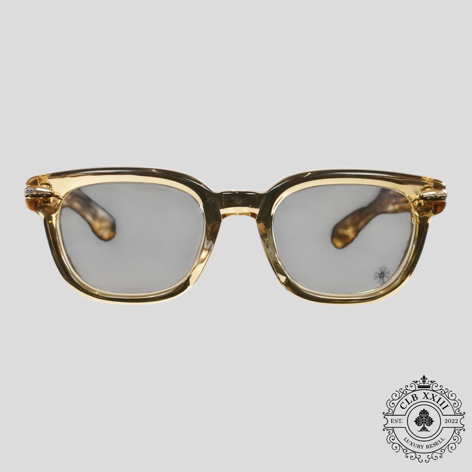 Chrome Hearts Chrome Hearts Drippin Glasses in Gold Size ONE SIZE - 2 Thumbnail