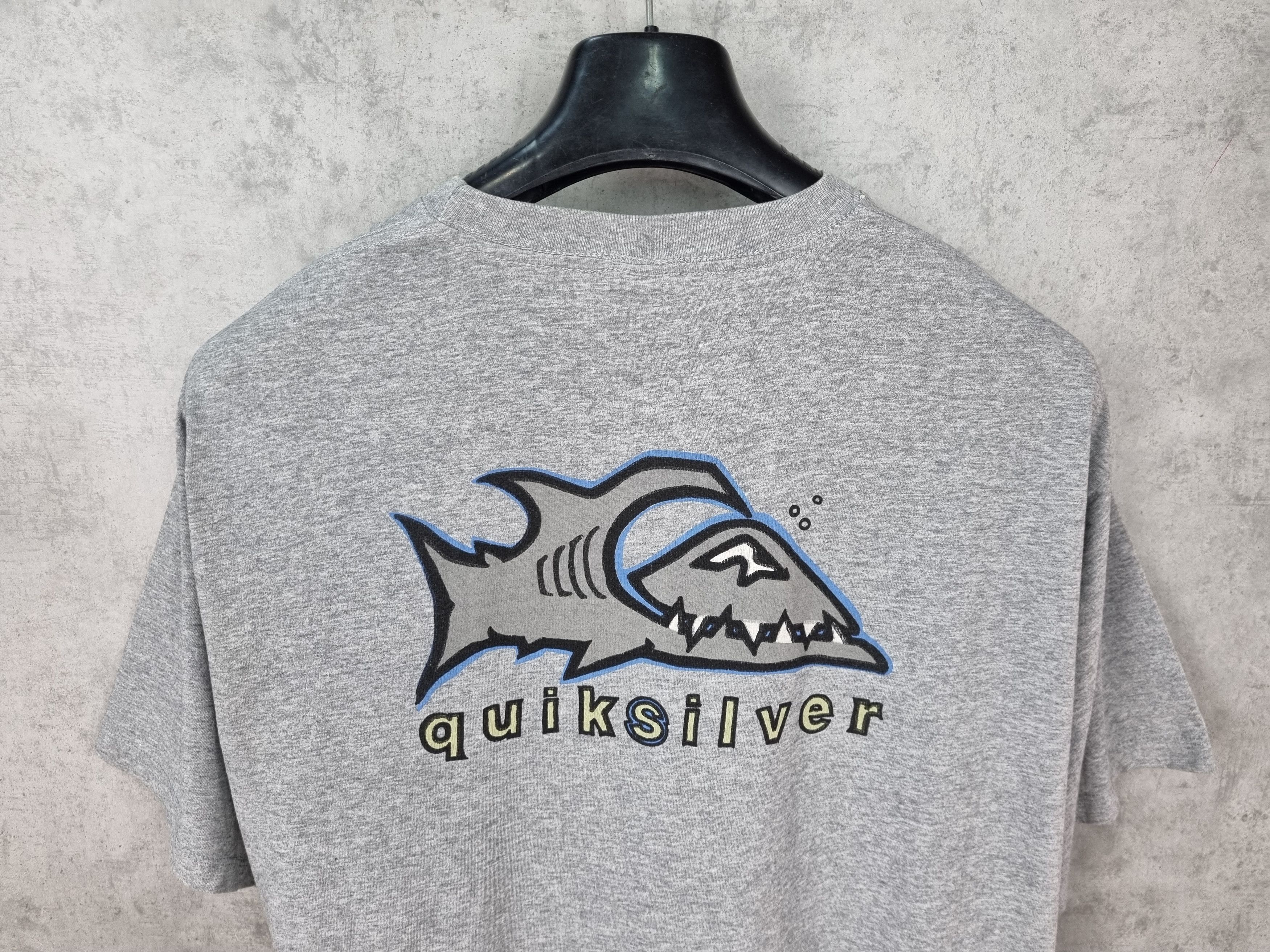 Quiksilver × Vintage Rare early 90s Quiksilver Big Logo Vintage Tee shirt Size US L / EU 52-54 / 3 - 7 Thumbnail