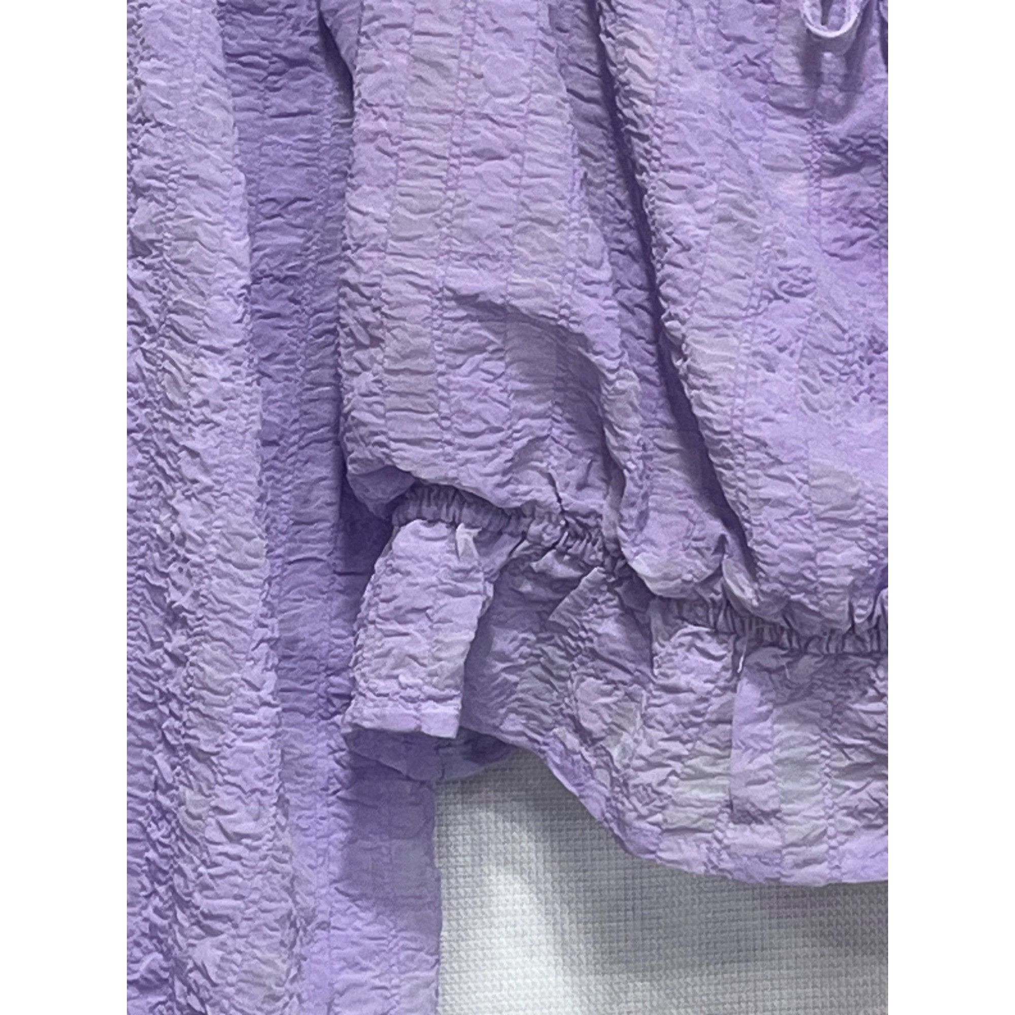 Other Lush women’s Cropped Volume Sleeves Peplum Top, Lilac, Sz. M Size M / US 6-8 / IT 42-44 - 11 Thumbnail