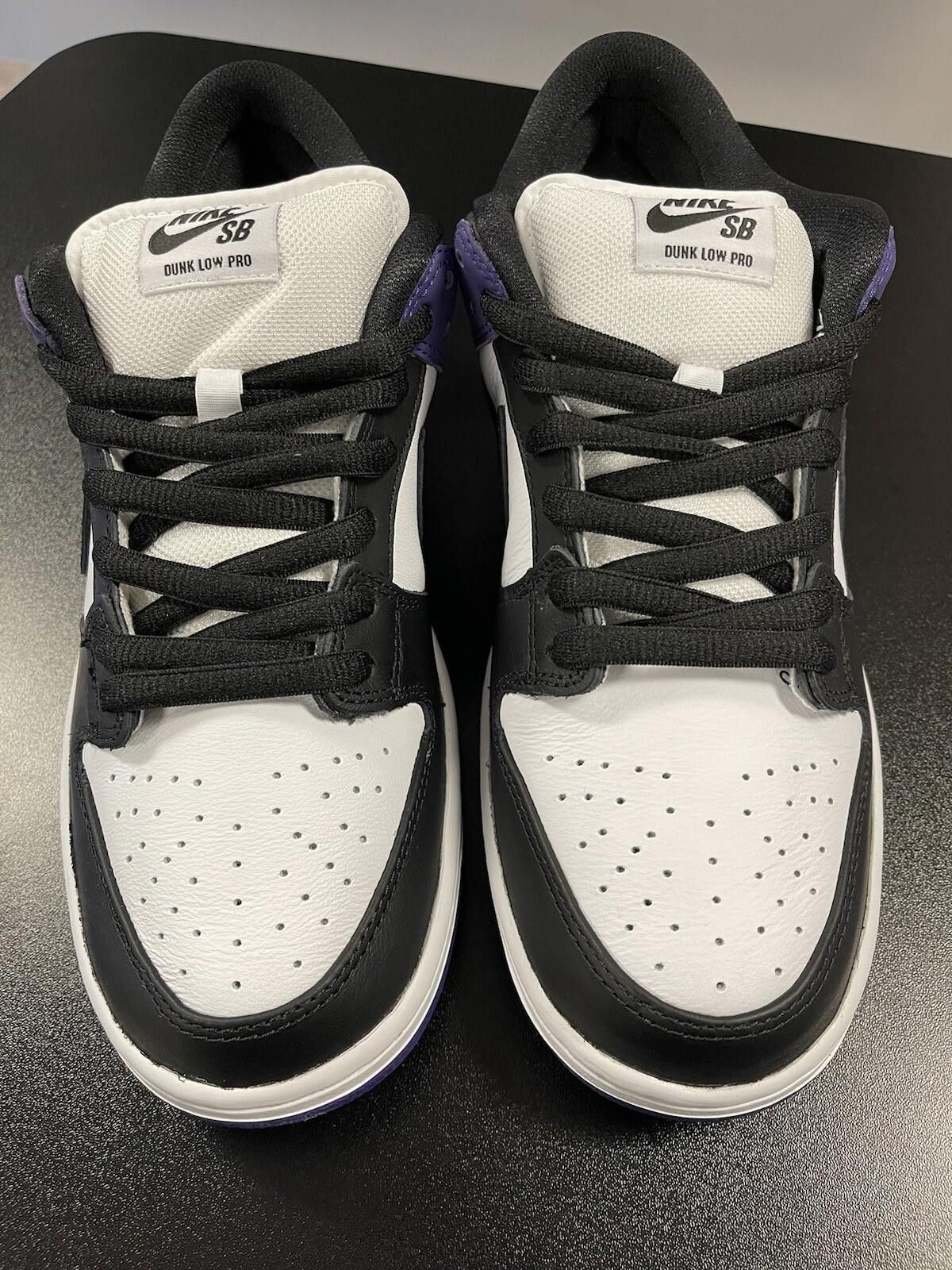 Nike Size 11.5 - Nike Dunk SB Low Court Purple BQ6817 500 Size US 11.5 / EU 44-45 - 6 Thumbnail