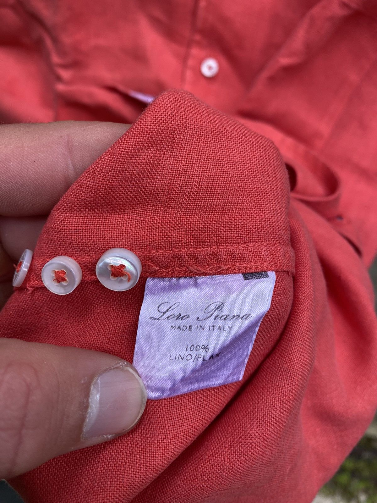 Loro Piana Loro Piana Linen Shirt Buttons Up Size US XL / EU 56 / 4 - 7 Thumbnail