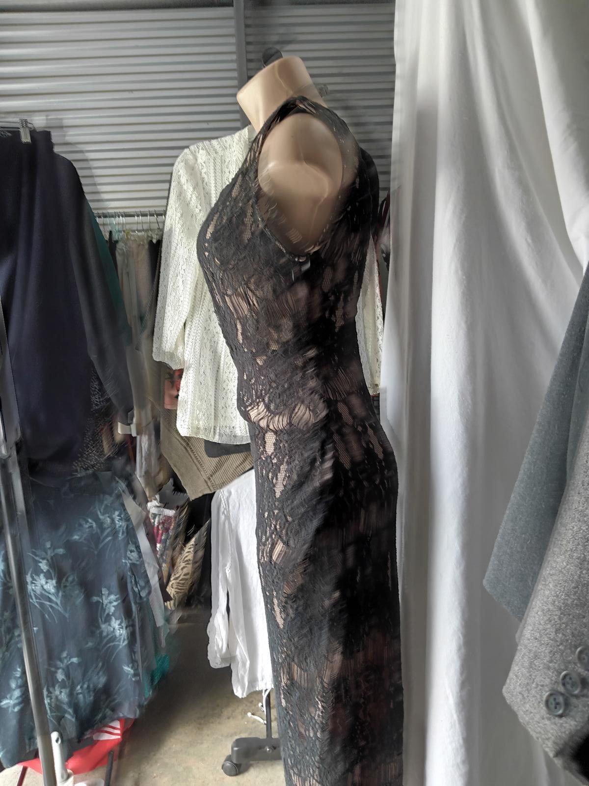 Designer Elegant Rachael & Chloe Lace Dress Size M / US 6-8 / IT 42-44 - 2 Thumbnail