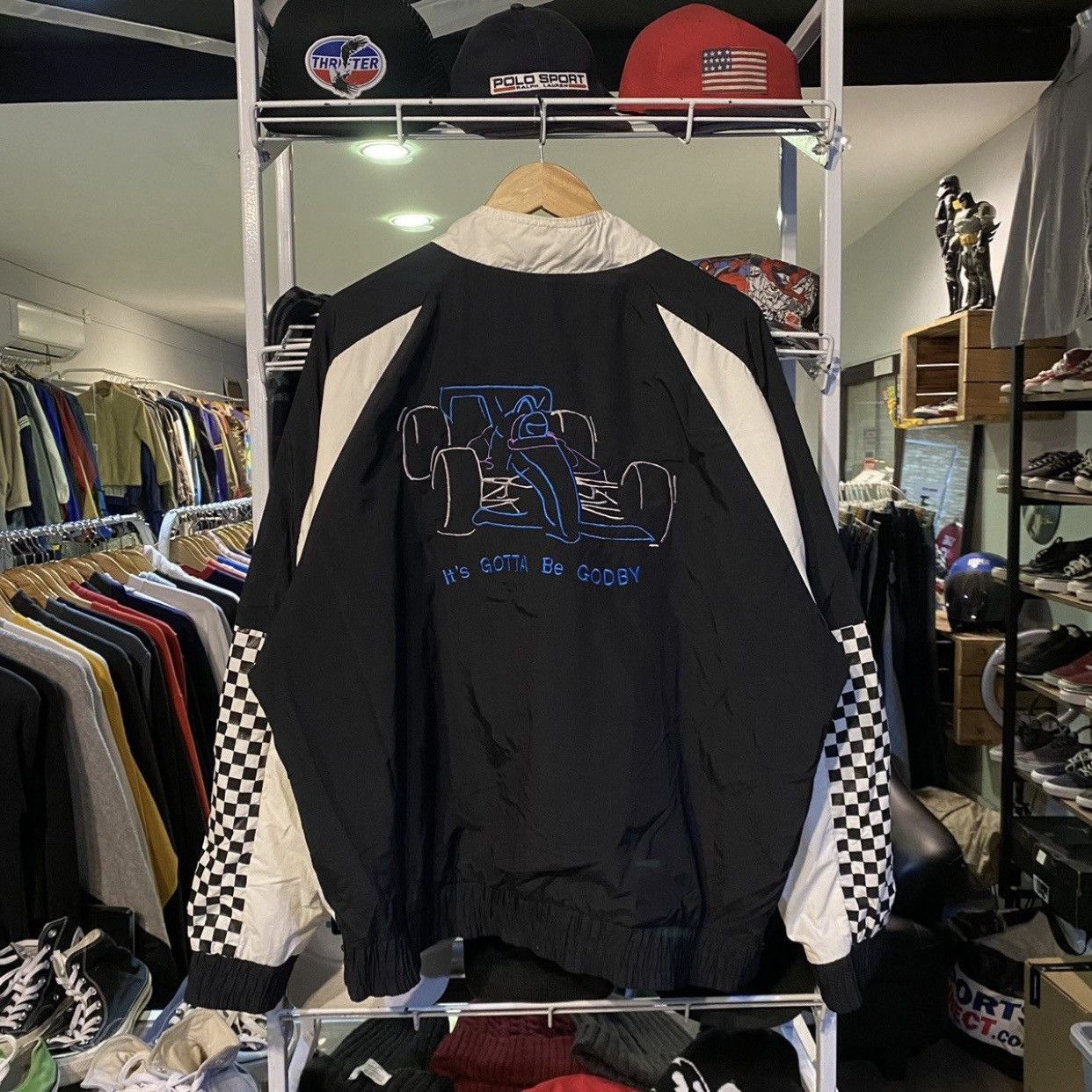 Vintage VINTAGE TEAM GODBY GRAND PRIX RACING MADE IN USA JACKETS Size US XL / EU 56 / 4 - 1 Thumbnail