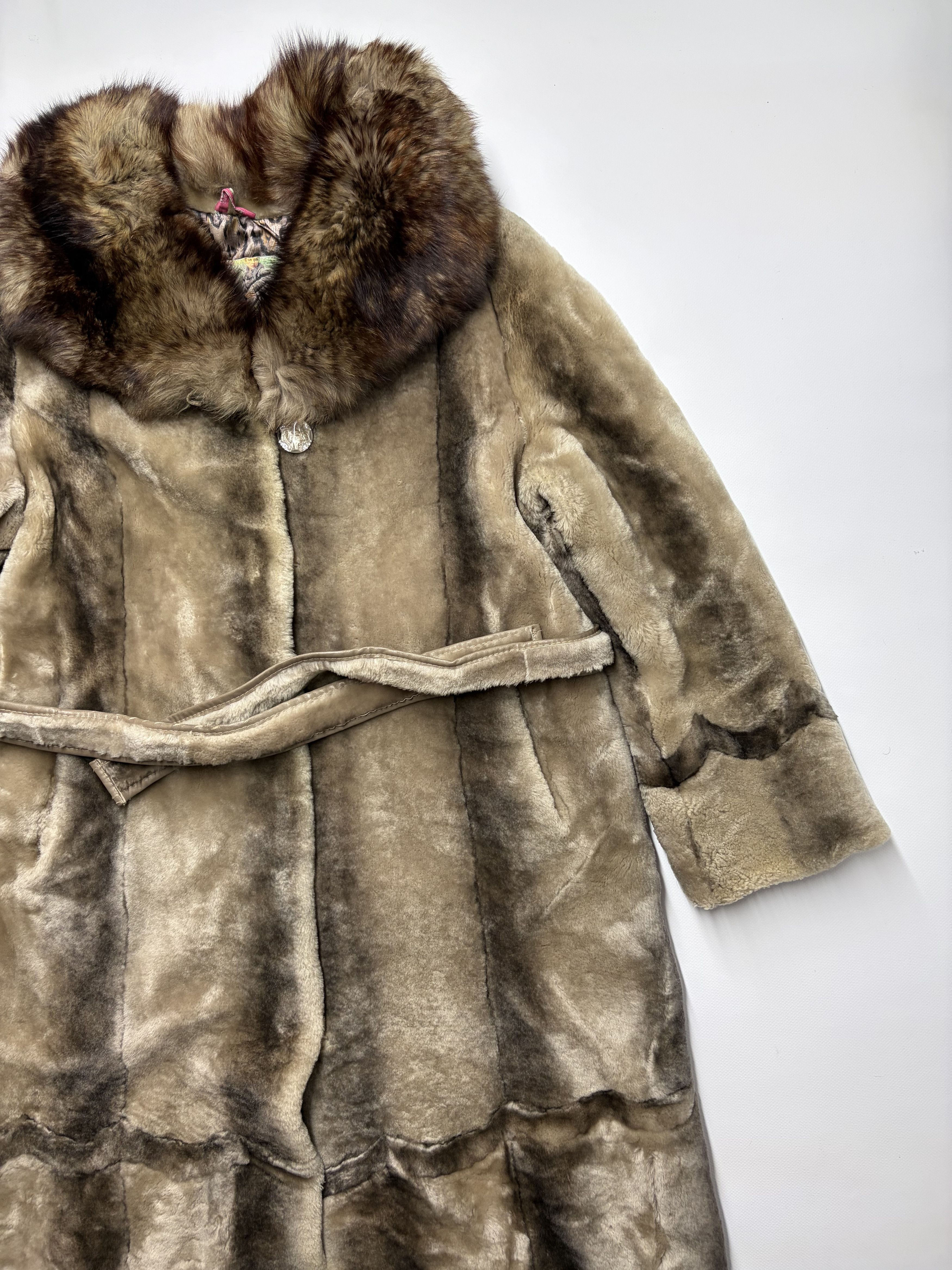 Vintage Vintage Long Real Fur coat Size L / US 10 / IT 46 - 5 Thumbnail