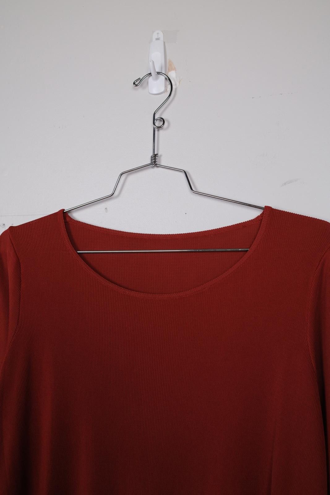 Vintage 00's Tunic Terracotta Long Sleeve T-Shirt Size ONE SIZE - 5 Thumbnail