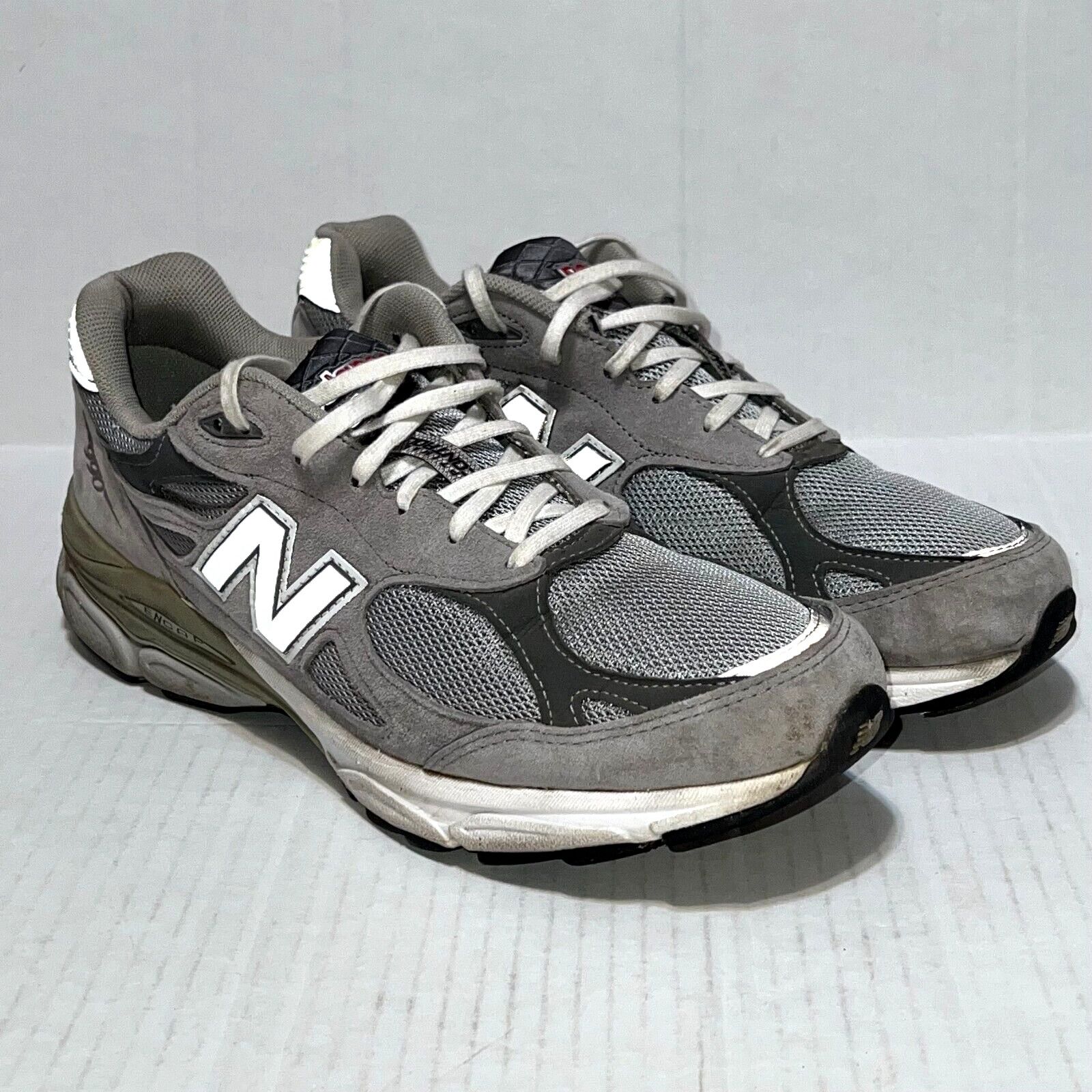 New Balance New Balance Mens 990V3 M990GL3 Gray Sneakers Size 12 D USA Size US 12 / EU 45 - 2 Thumbnail
