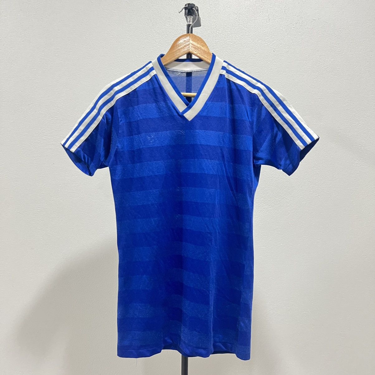 Adidas × Vintage 80’s Adidas Football Jersey Size US S / EU 44-46 / 1 - 1 Thumbnail