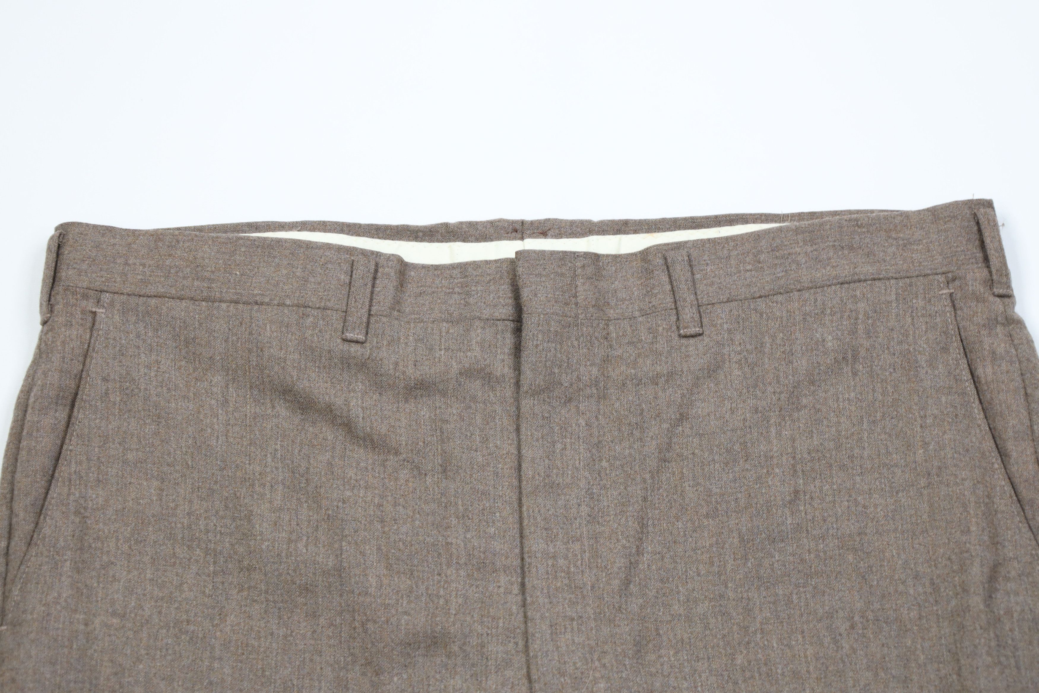 Vintage Vintage 70s Streetwear Knit Flared Wide Leg Chino Pants USA Size US 36 / EU 52 - 2 Thumbnail