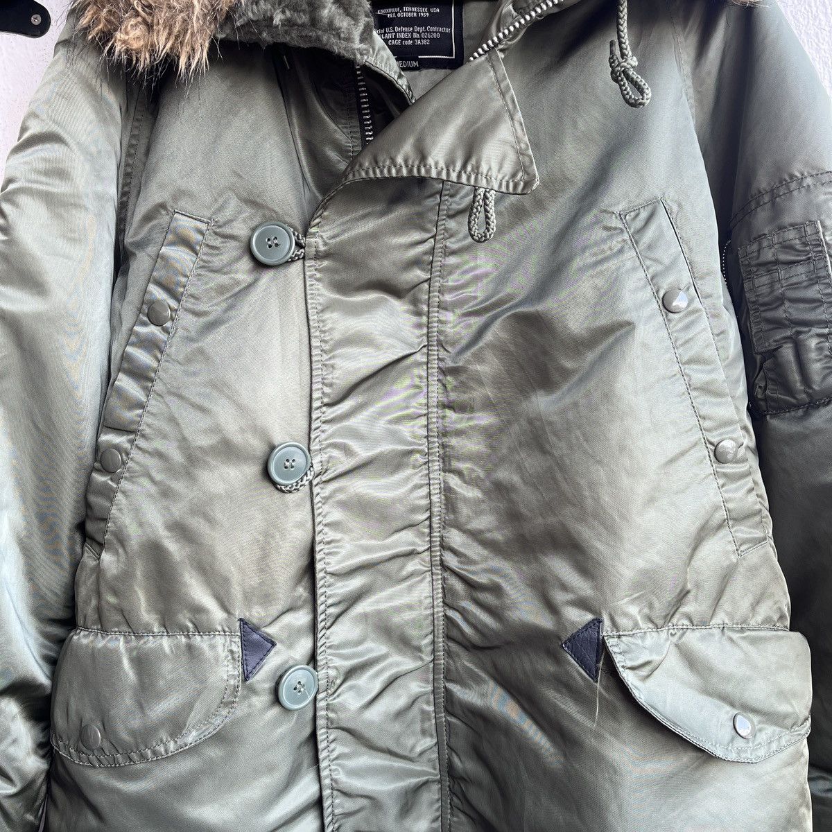 Alpha Industries × Avirex AVIREX ALPHA INDUSTRIES N-3B BOMBER FLIGHT JACKET USA Size US M / EU 48-50 / 2 - 9 Thumbnail