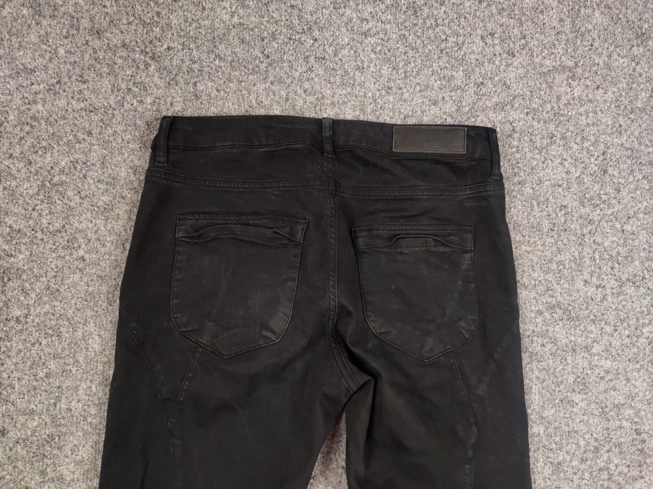 Zadig & Voltaire Zadig & Voltaire designer Black Denim Jeans straight fit Size 29" - 10 Thumbnail