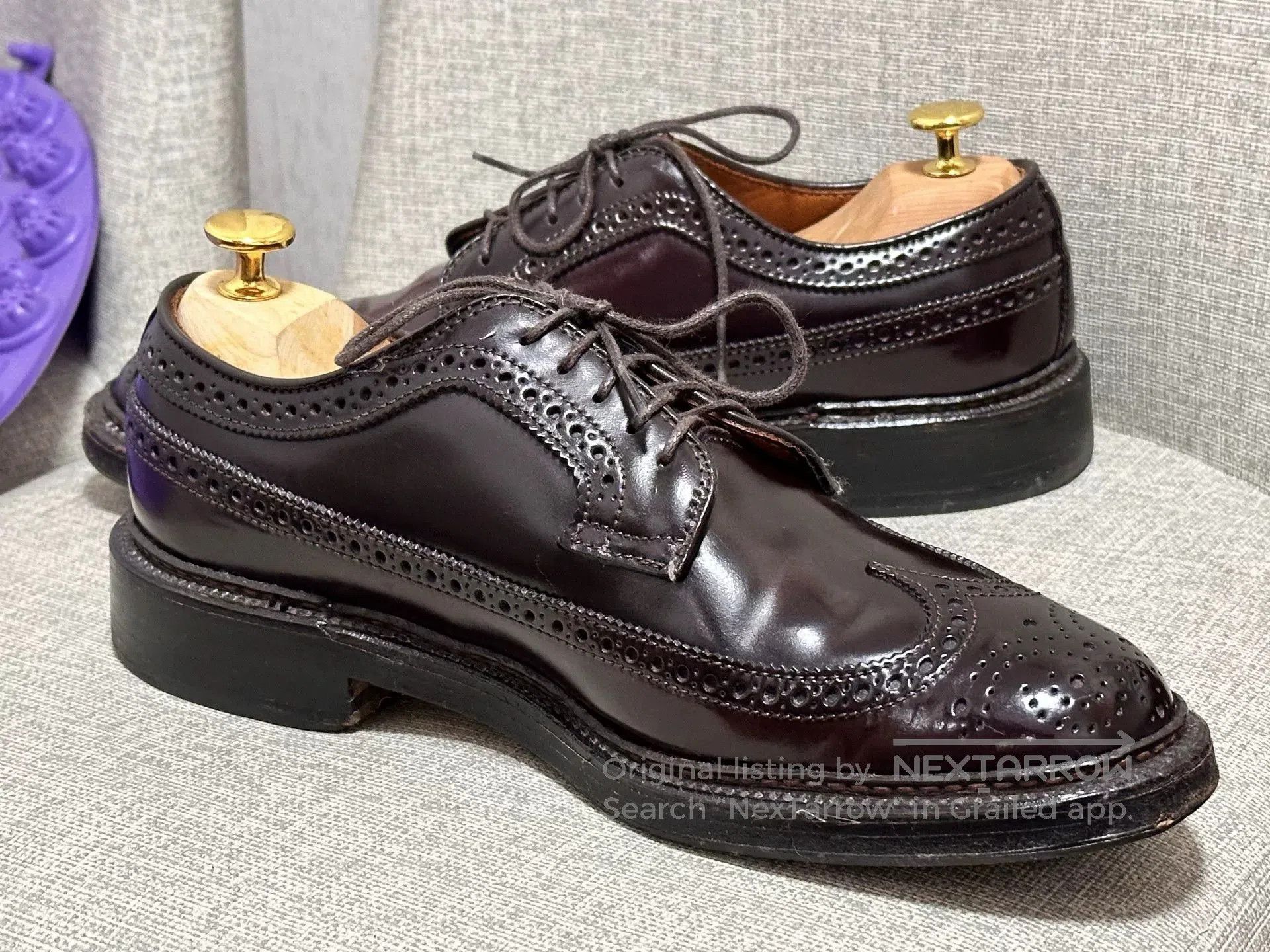 Alden Alden Cordovan Longwing 975. Size US 7.5 / EU 40-41 - 4 Thumbnail