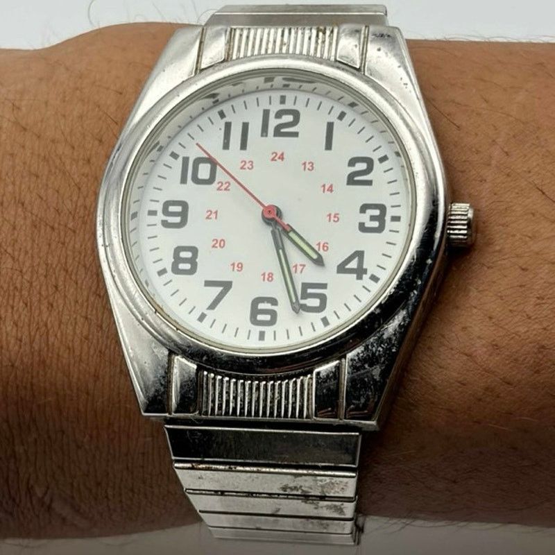 Other Silver Retro Men’s Watch Size ONE SIZE - 2 Thumbnail