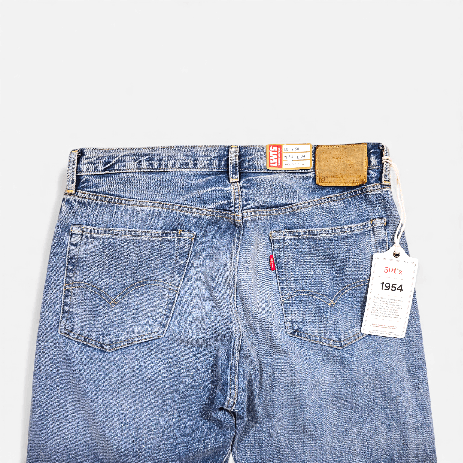Levi's Vintage Clothing LVC Levi's Vintage Clothing 1954 501 Selvedge Big E W33L34 Size US 33 - 6 Thumbnail
