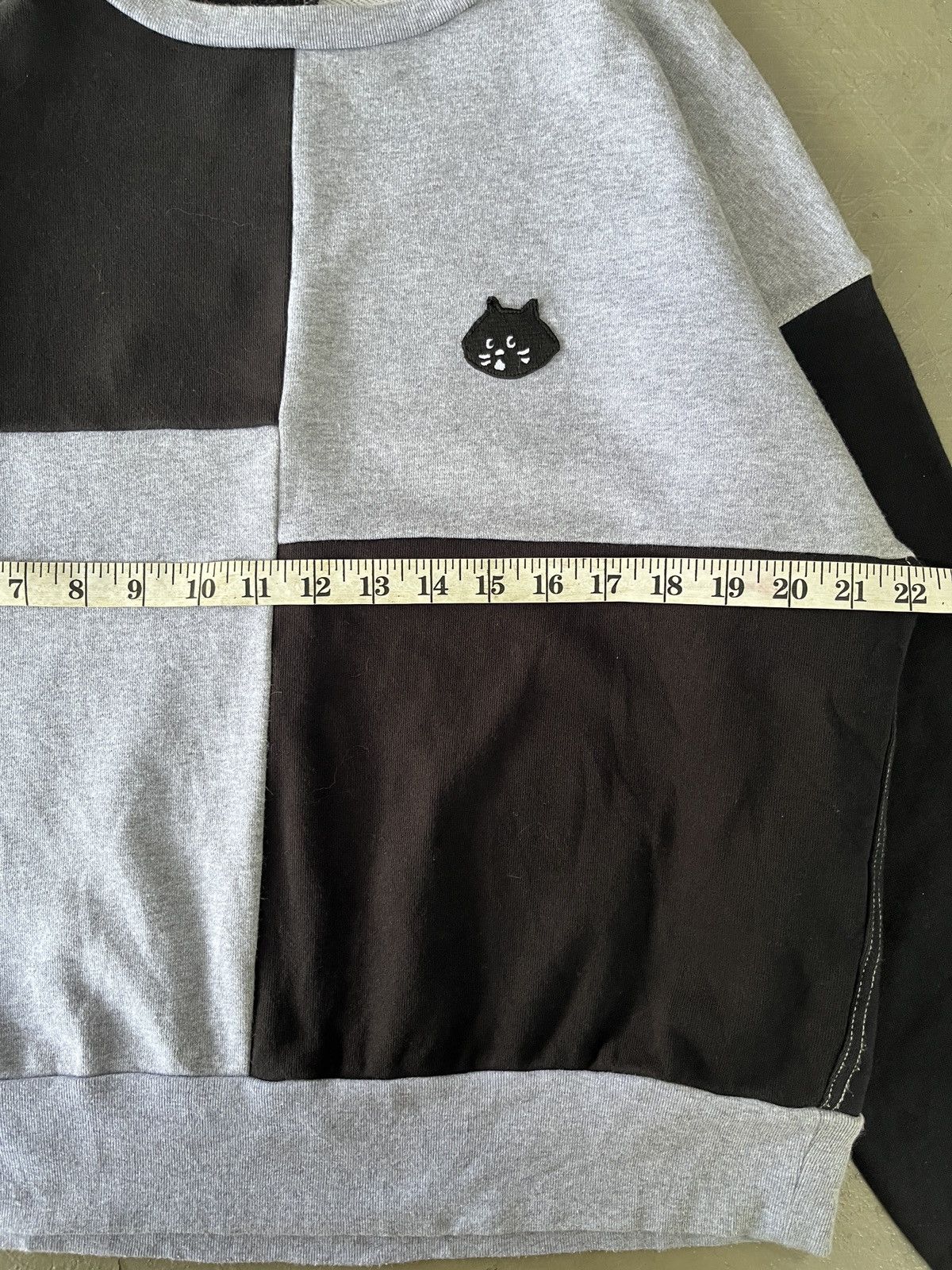 Issey Miyake Issey Miyake Ne-Net x Champion Nya Logo Patchwork Crewneck Size US L / EU 52-54 / 3 - 6 Thumbnail