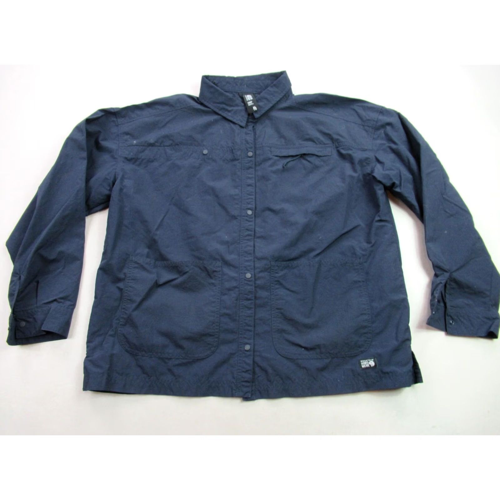 Mountain Hardwear Mountain Hardwear Shirt Womens XL Long Sleeve Snap Front Casual Blue Size XL / US 12-14 / IT 48-50 - 2 Thumbnail
