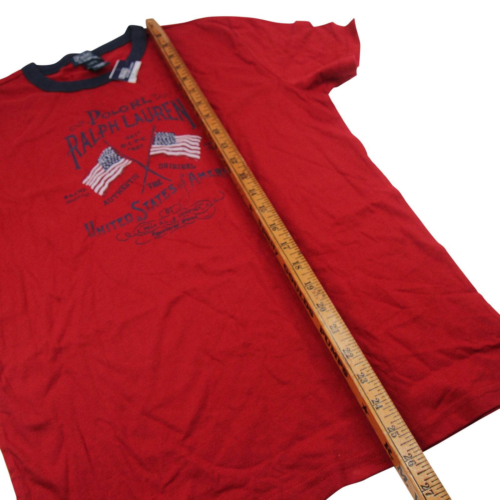 Polo Ralph Lauren × Vintage Vintage NWT Polo Ralph Lauren Graphic T Shirt Size US XS / EU 42 / 0 - 5 Thumbnail