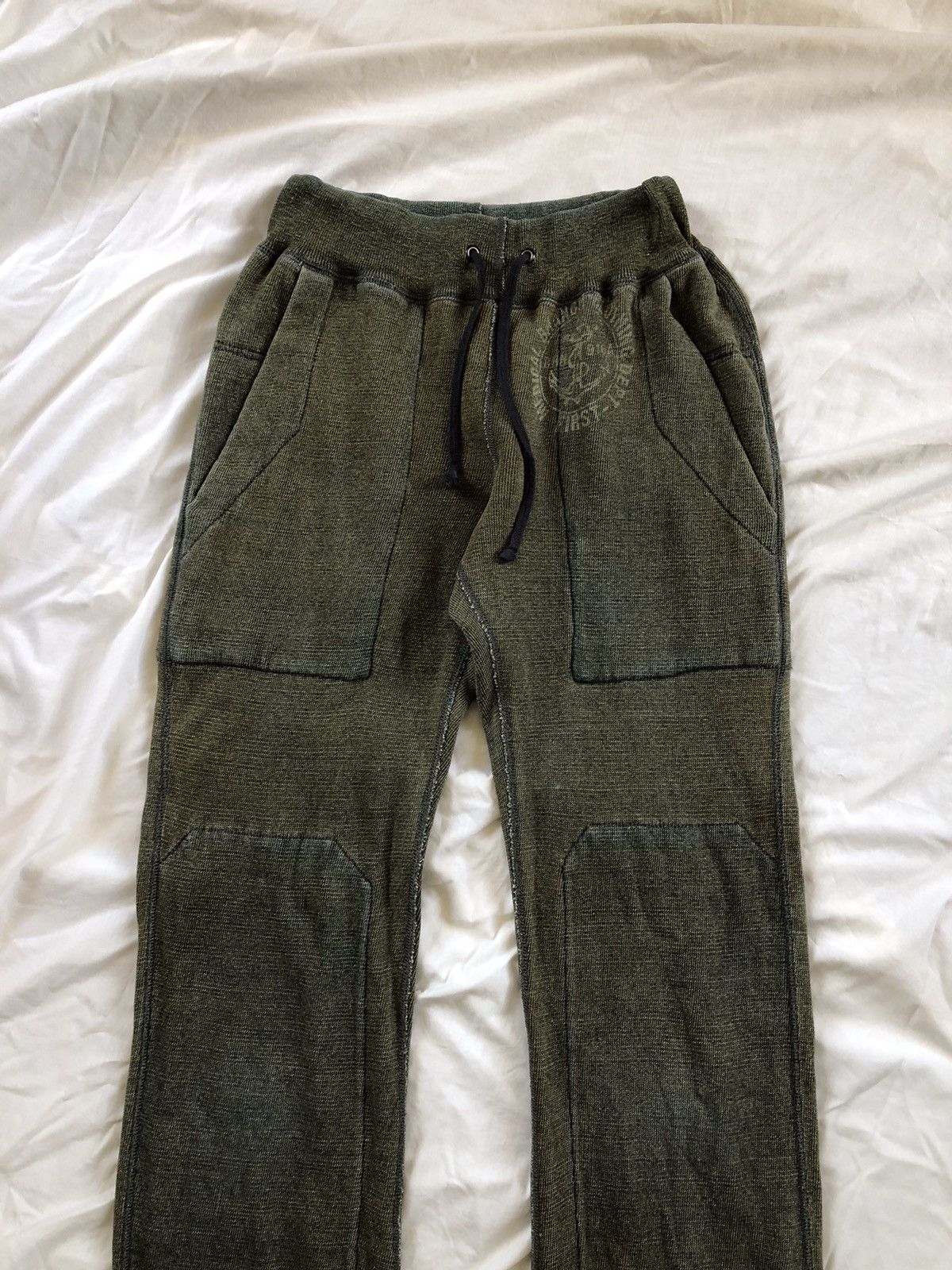 Japanese Brand × Le Grande Bleu (L.G.B.) × PPFM Medical Clothing Branch by FIRST STEP Rare Patina Sweatpants Size US 29 - 3 Thumbnail