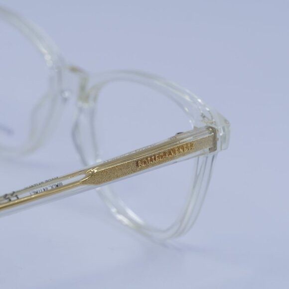 Bottega Veneta Bottega Veneta BV1028O 004 Eyeglasses Beige Frame Size ONE SIZE - 9 Thumbnail